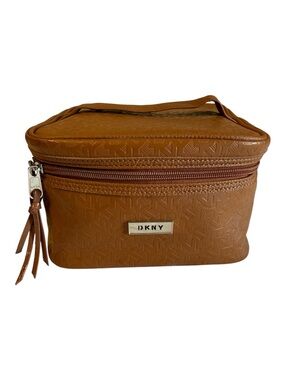 DKNY Red Quilted Travel Pouch